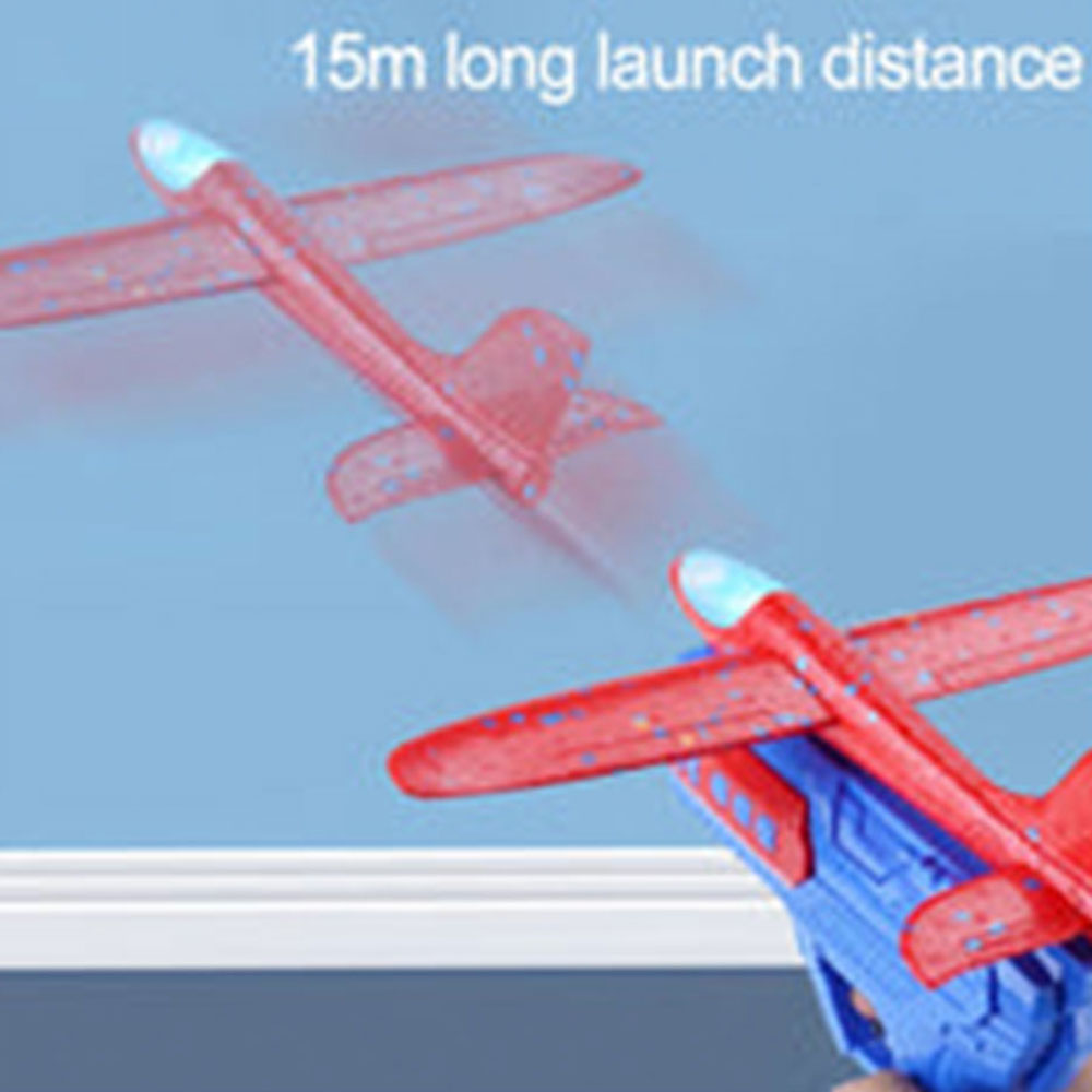 2-in-1 Airplane Launcher Toy Set – High-Flying Foam Glider with Dual Flight Modes - Image 5